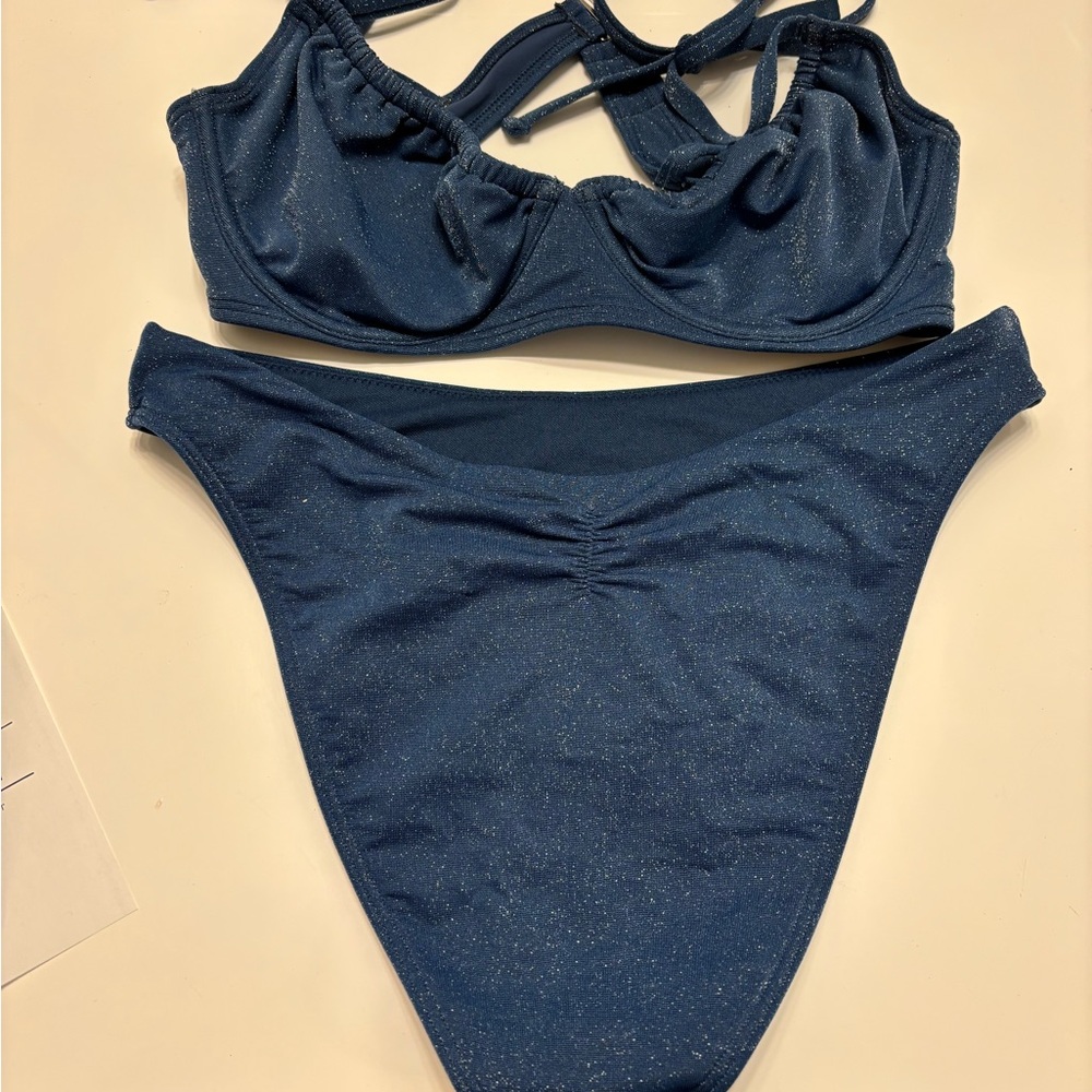 Abercrombie & Fitch Blue Bikini Swimwear